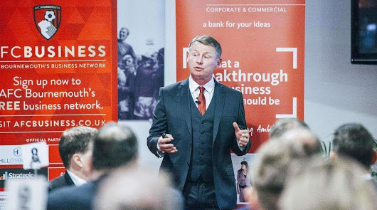 Alan Chambers Speaking at AFC Business Event, Bournemouth