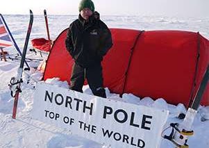 Alan Chambers at the North Pole